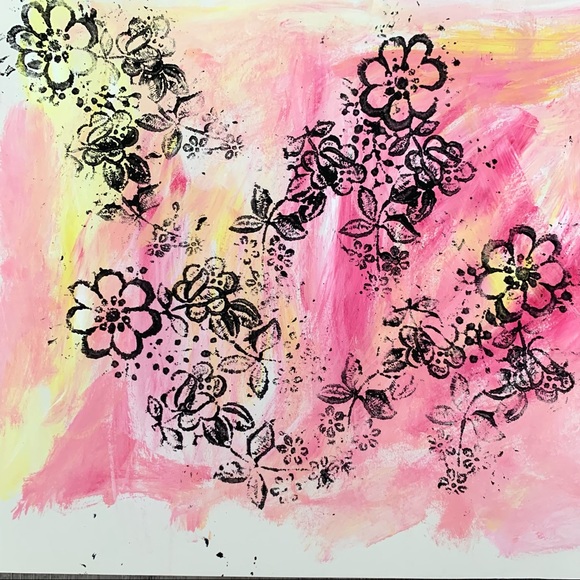 Abstract Painting Original Acrylic - Picture 2 of 7